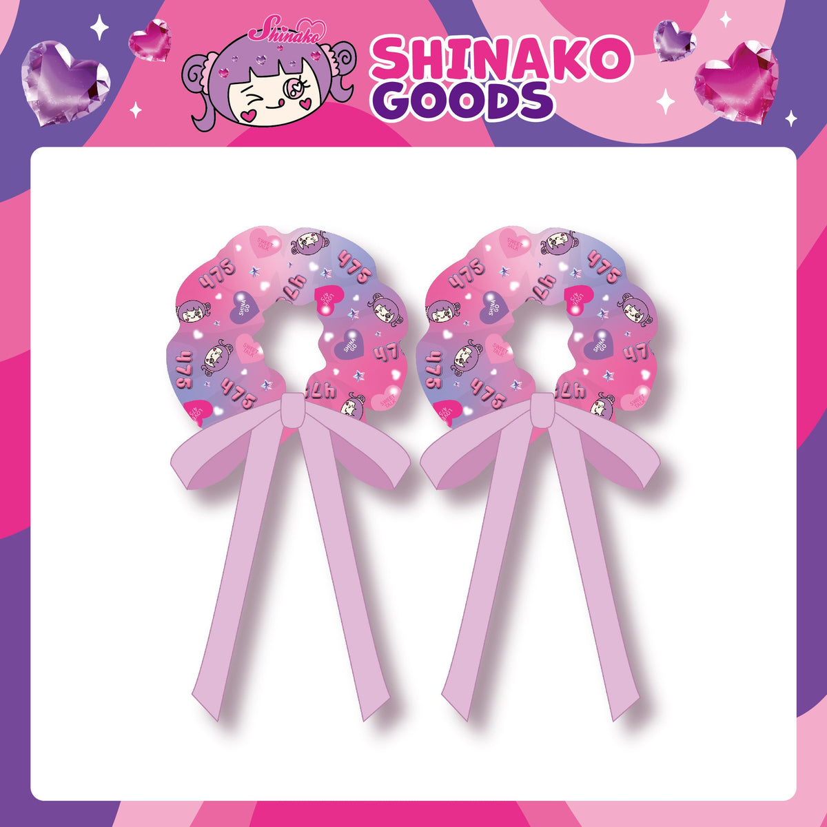 しなこ　パーカー　シュシュ しなこヘアにもぴったりシュシュ（2個セット） – しなこofficialHP