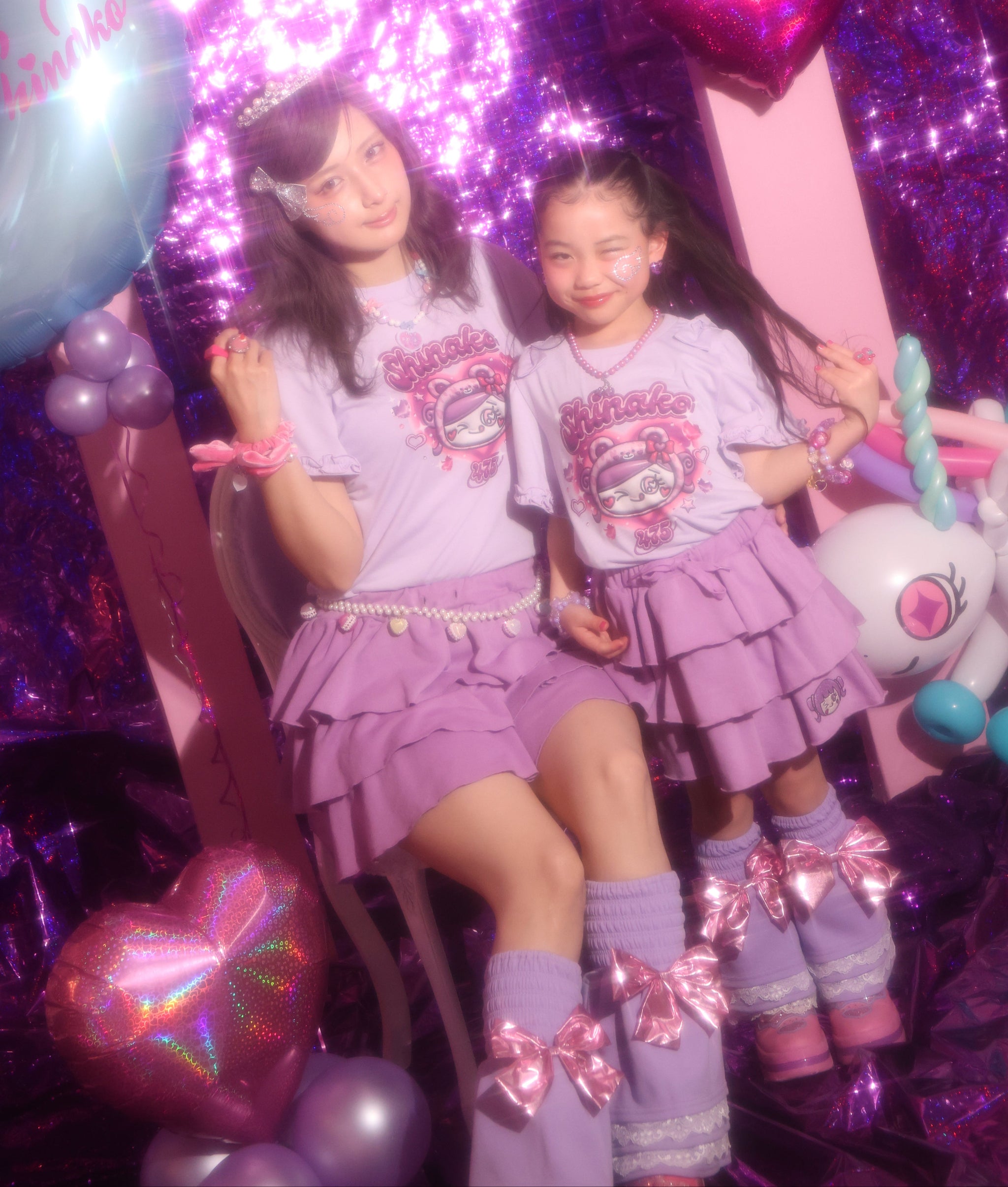 メタリックリボンとフリルの相性がとっても可愛い♡プリンセスレッグ