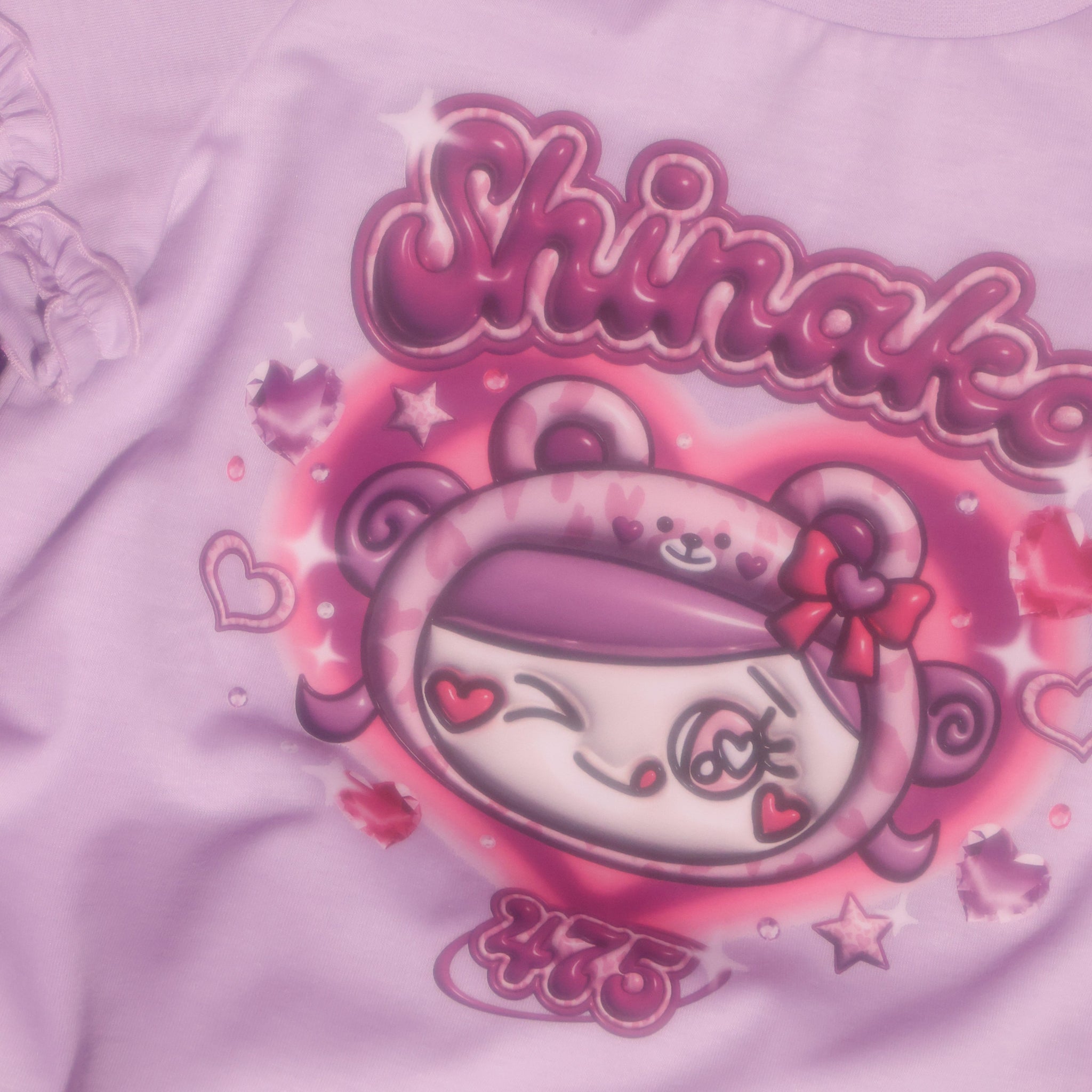 ヒョウ柄しなクマのギャルフリルTシャツ♡ – しなこofficialHP